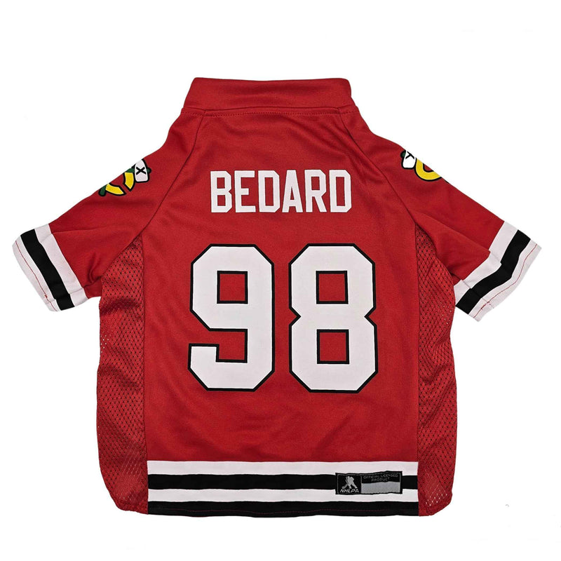 NHL Chicago Blackhawks Connor Bedard Mesh Pet Jersey