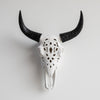 Faux Carved Cow Skull