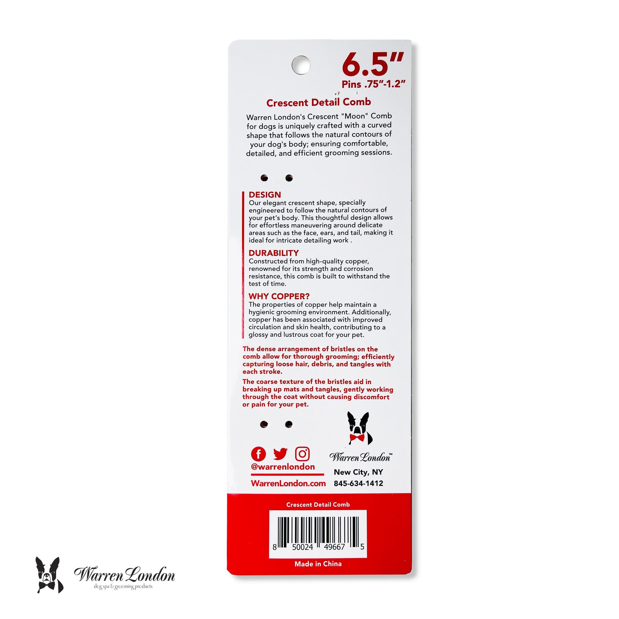 Crescent Detail Comb