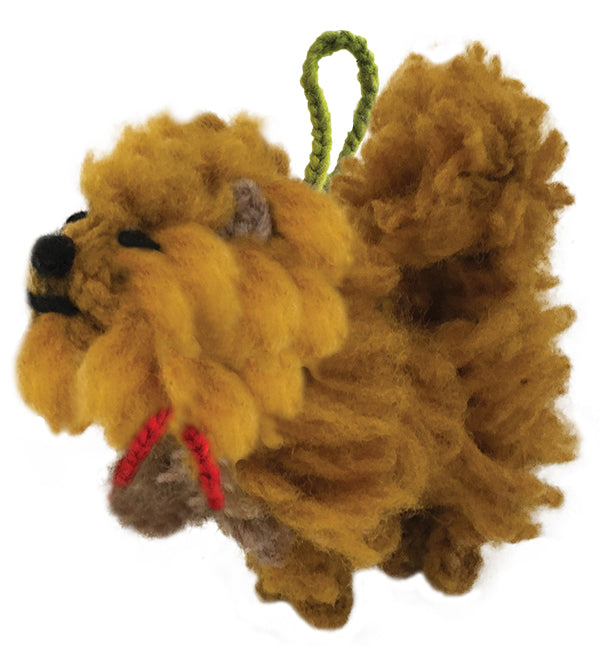 Chilly Dog Chow Chow Wool Ornament