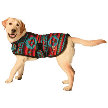 Chilly Dog Desert Rose Wool Blanket Dog Coat