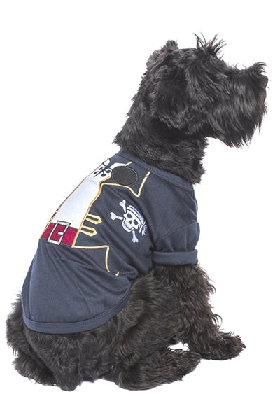 Parisian Pet Captain Spawrrow Halloween Costume-Red & Navy