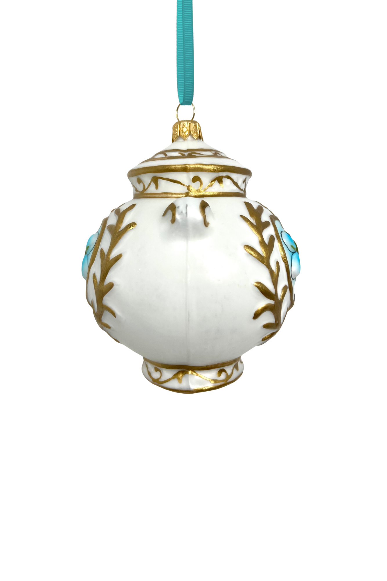 Chateau Bleu Jar Polish Glass Ornament
