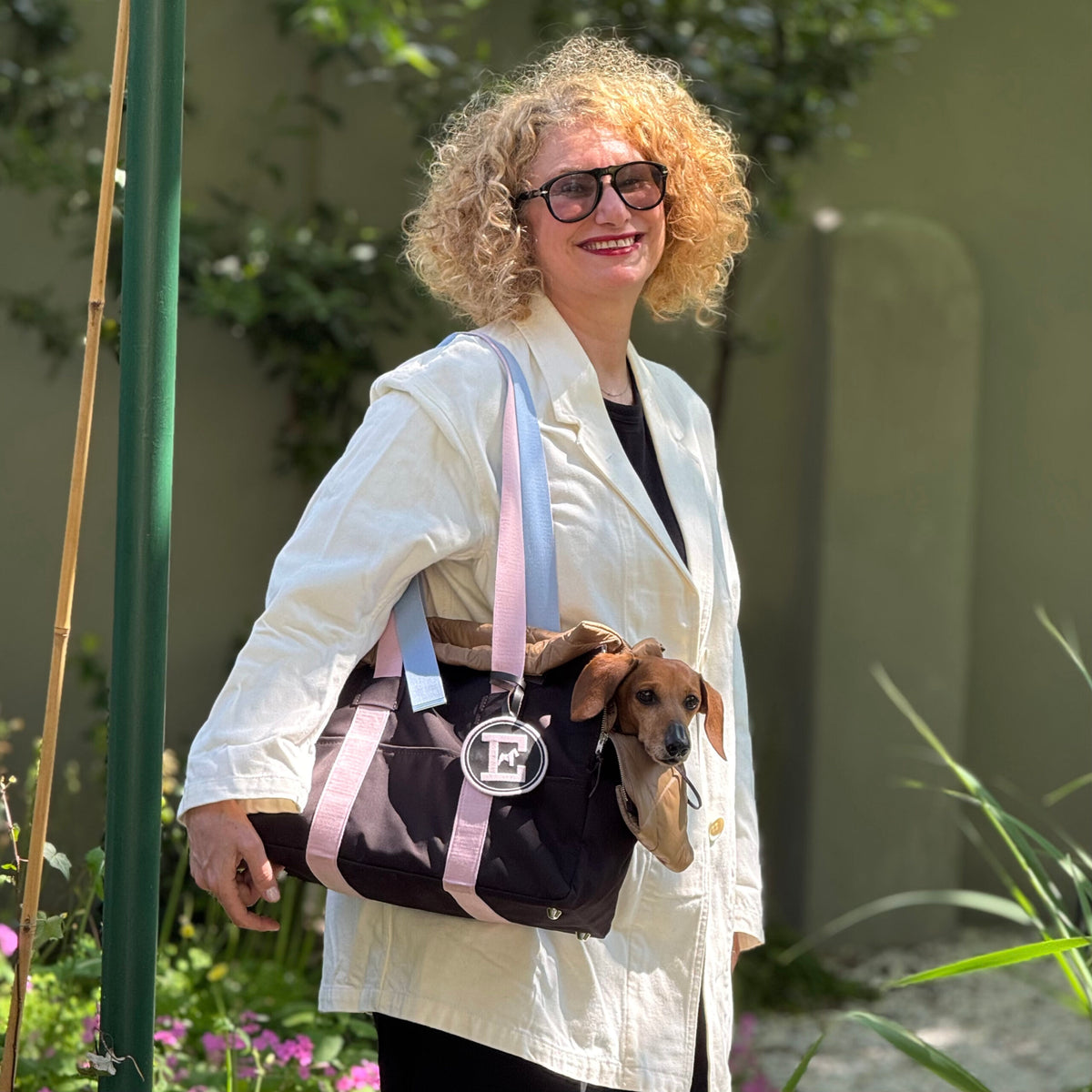Chocolate Bag & Puppy Girl | Waterproof Luxury Dog Carrier