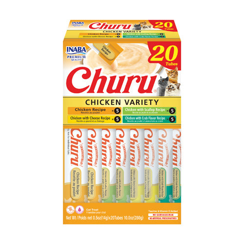Inaba Churu Chicken Variety Box (20ct/.5oz)