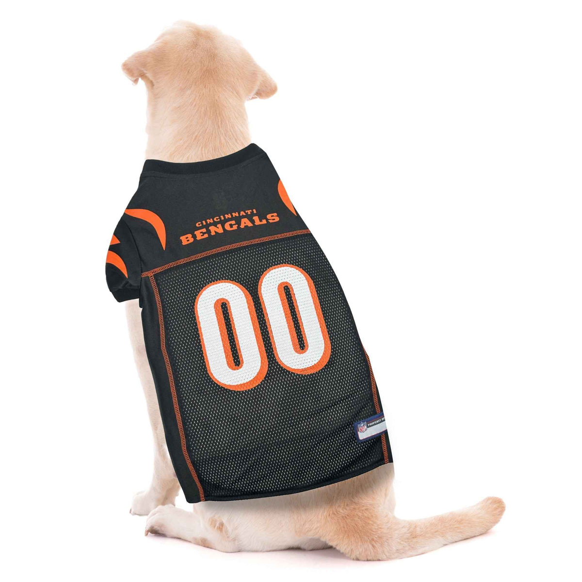 NFL Cincinnati Bengals Striped Mesh Pet Jersey