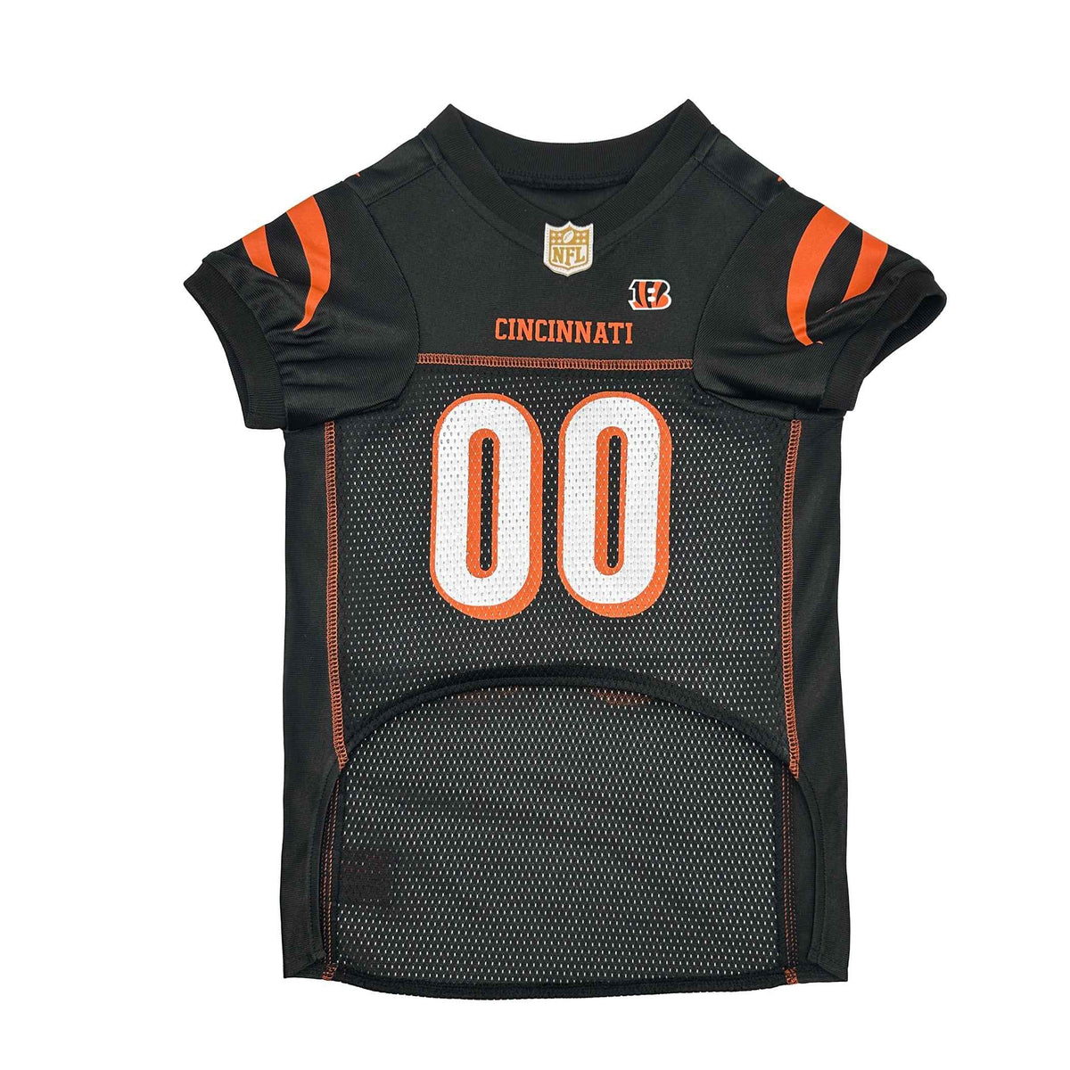 NFL Cincinnati Bengals Striped Mesh Pet Jersey