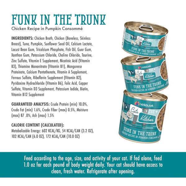Cats in the Kitchen Funk in the Trunk Chicken Recipe in Pumpkin Consomm