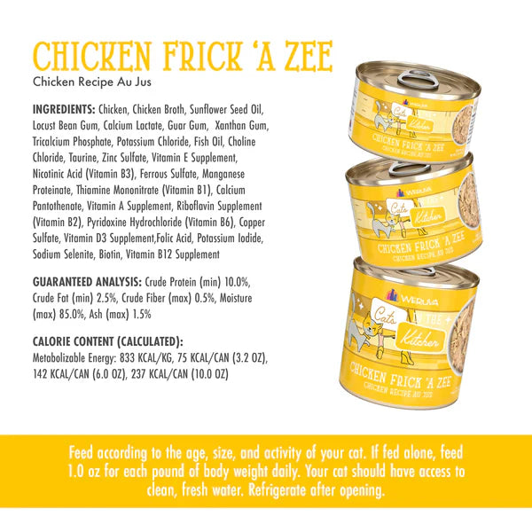 Cats in the Kitchen, Chicken Frick A Zee, Chicken Recipe Au Jus
