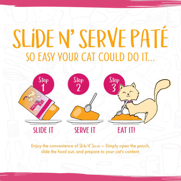 Cats in the Kitchen Pat The Karate Kitty Beef & Salmon Dinner in a Hydrating Pure (3oz)