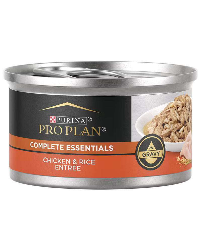 Pro Plan Complete Essentials Chicken & Rice Entre in Gravy Wet Cat Food (3oz)