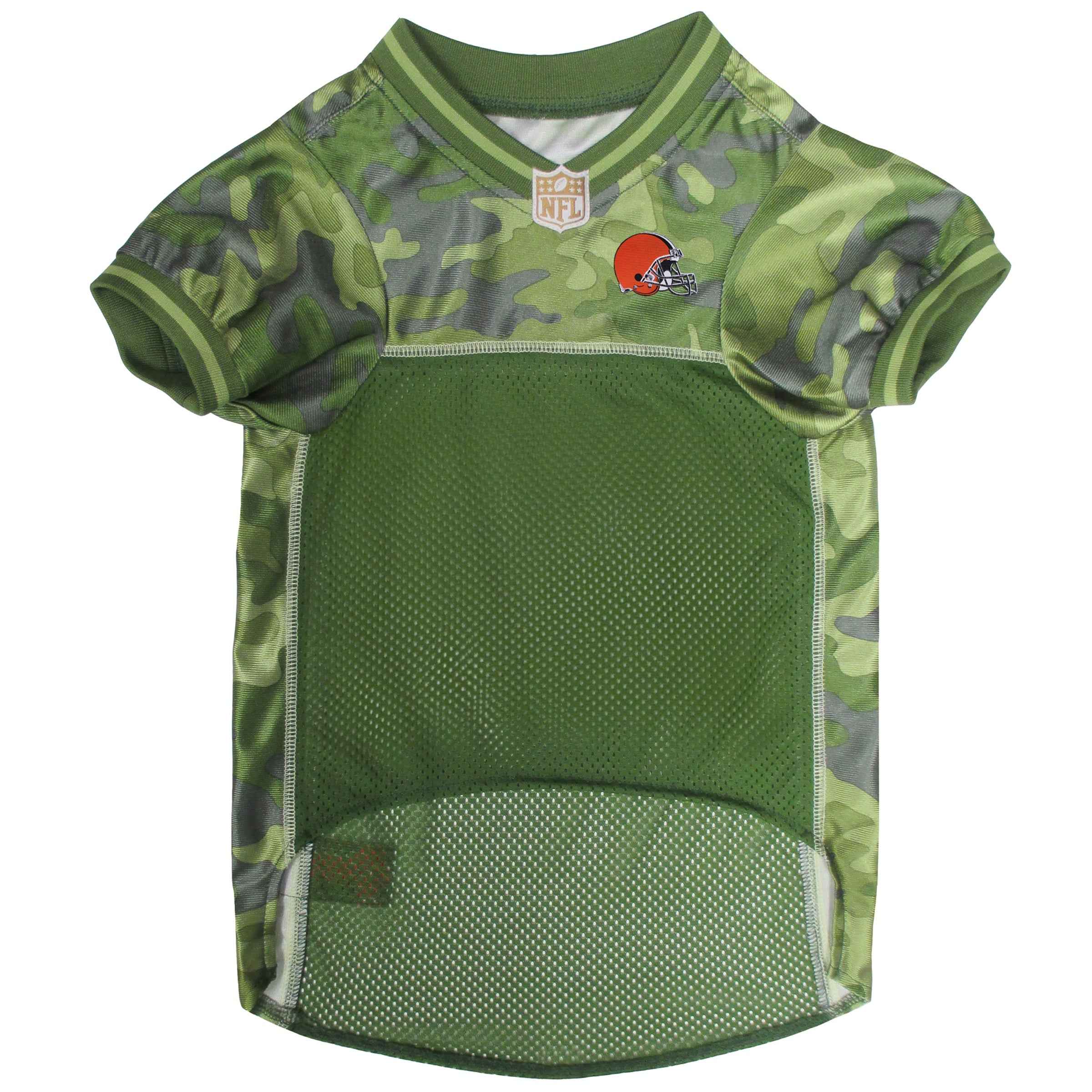 NFL Cleveland Browns Camo Mesh Pet Jersey