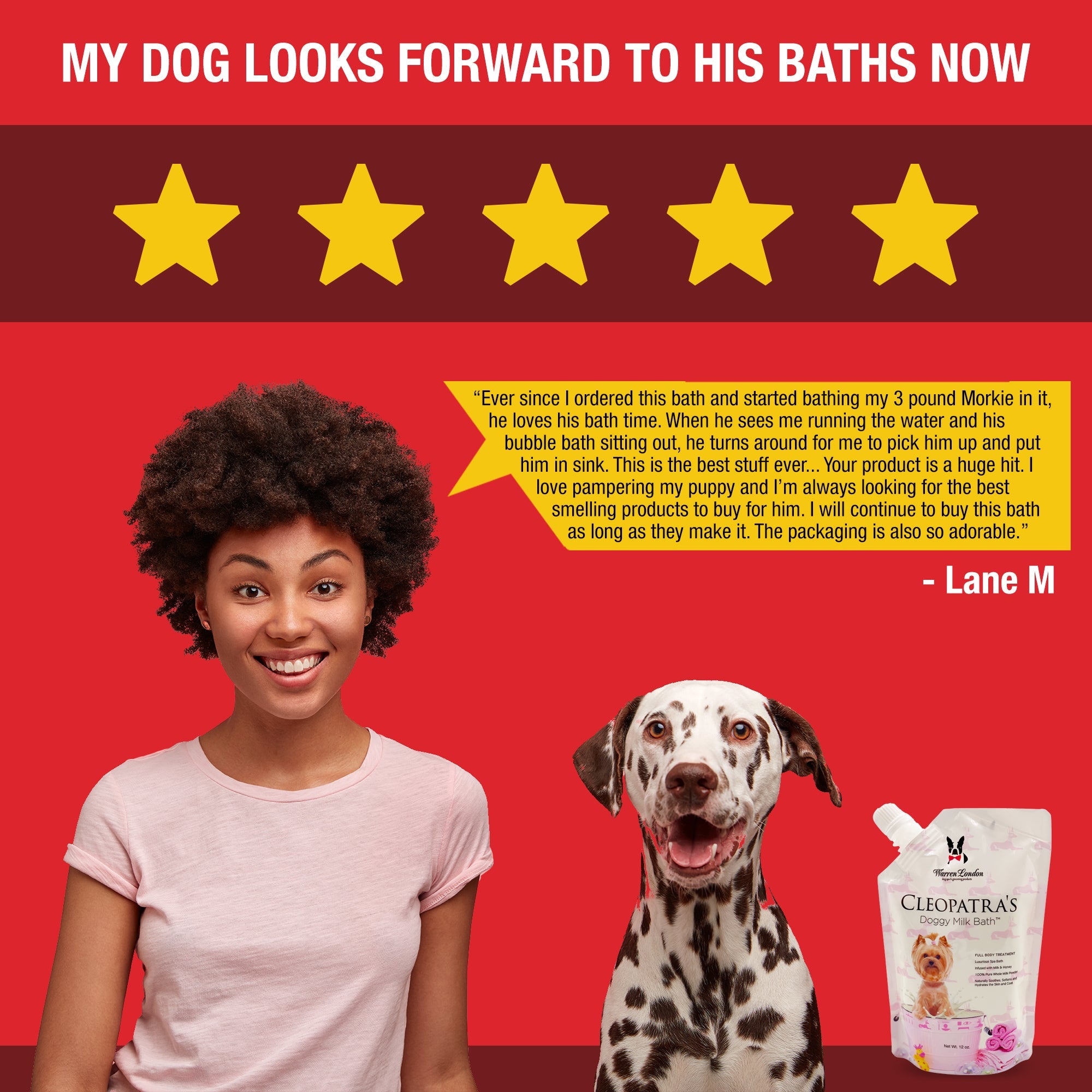 Cleopatras Doggy Milk Bath