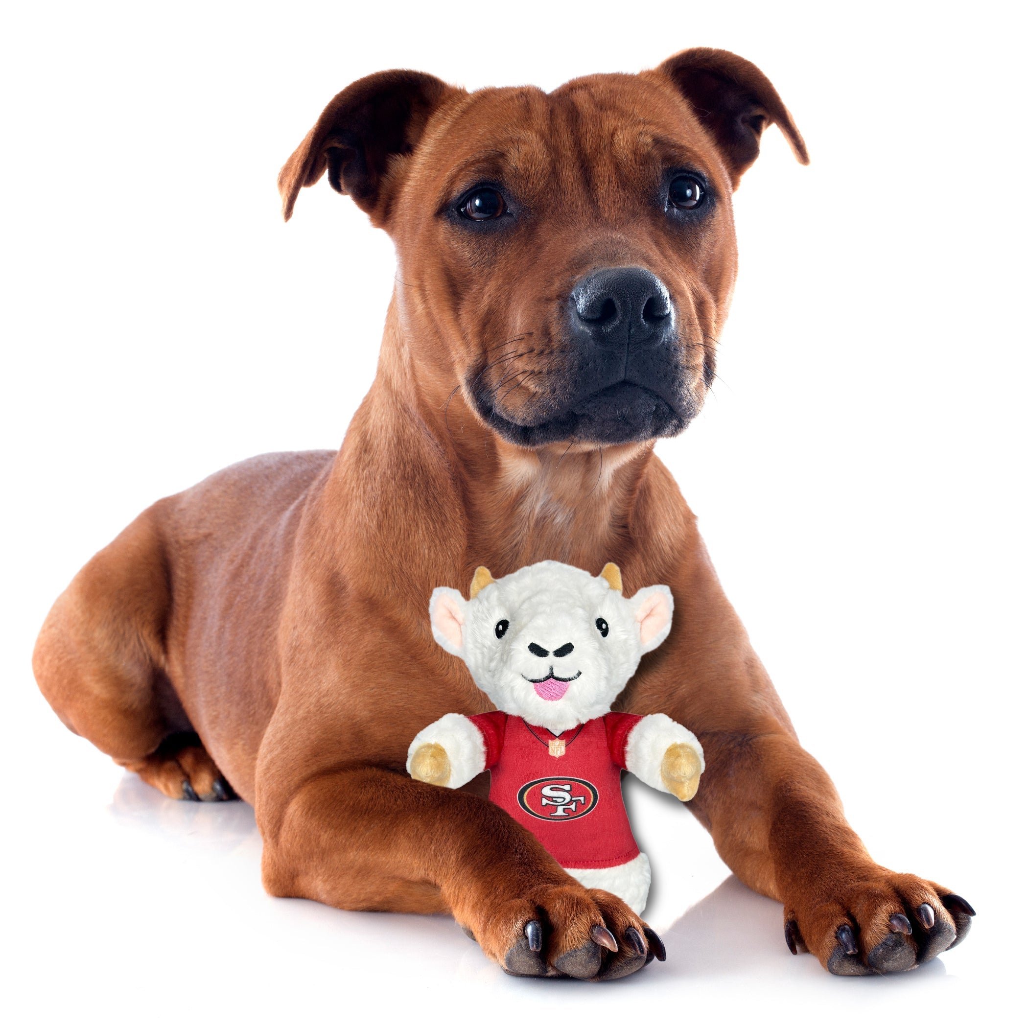 CHRISTIAN MCCAFFREY (SAN) GOAT PLUSH TOY