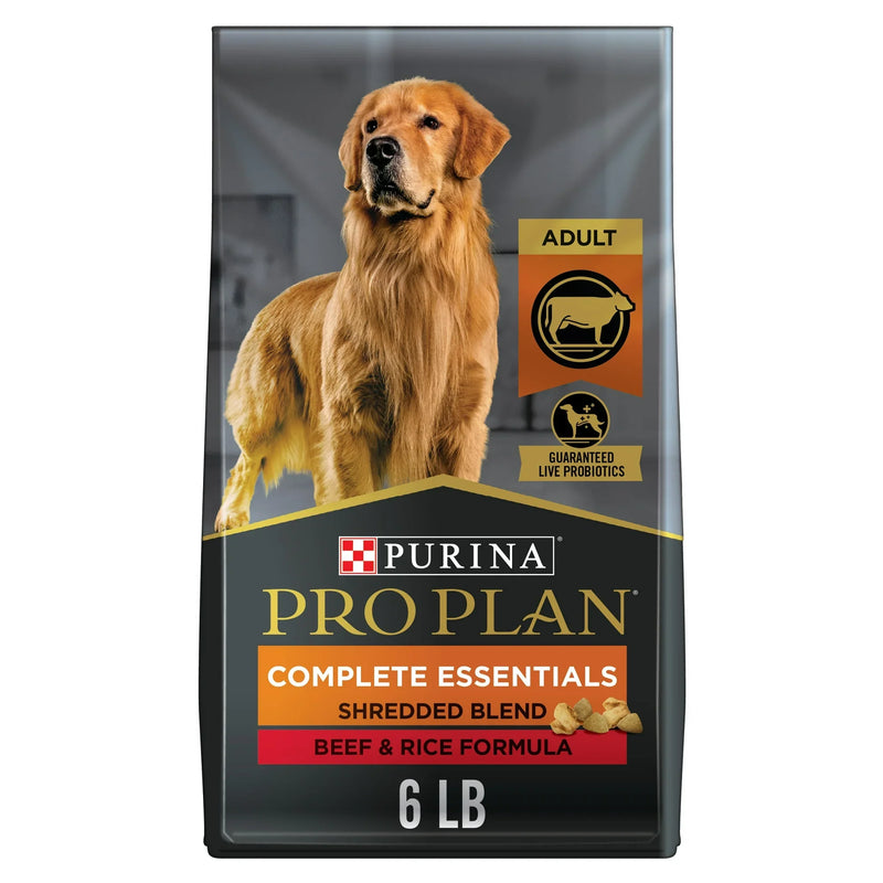 Pro Plan Adult Complete Essentials Shredded Blend Beef & Rice Dry Dog Food