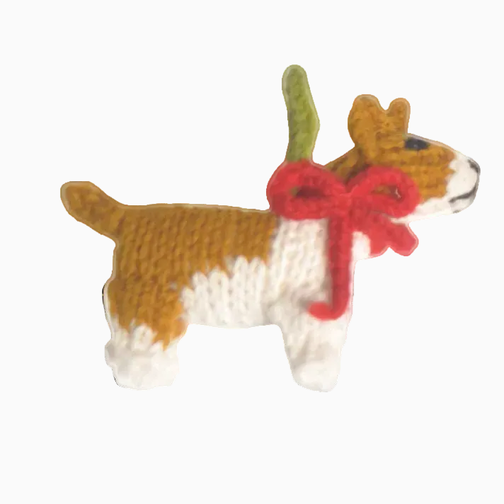 Chilly Dog Welsh Corgi Wool Ornament