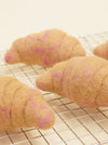 Croissant Wool Dog Toy