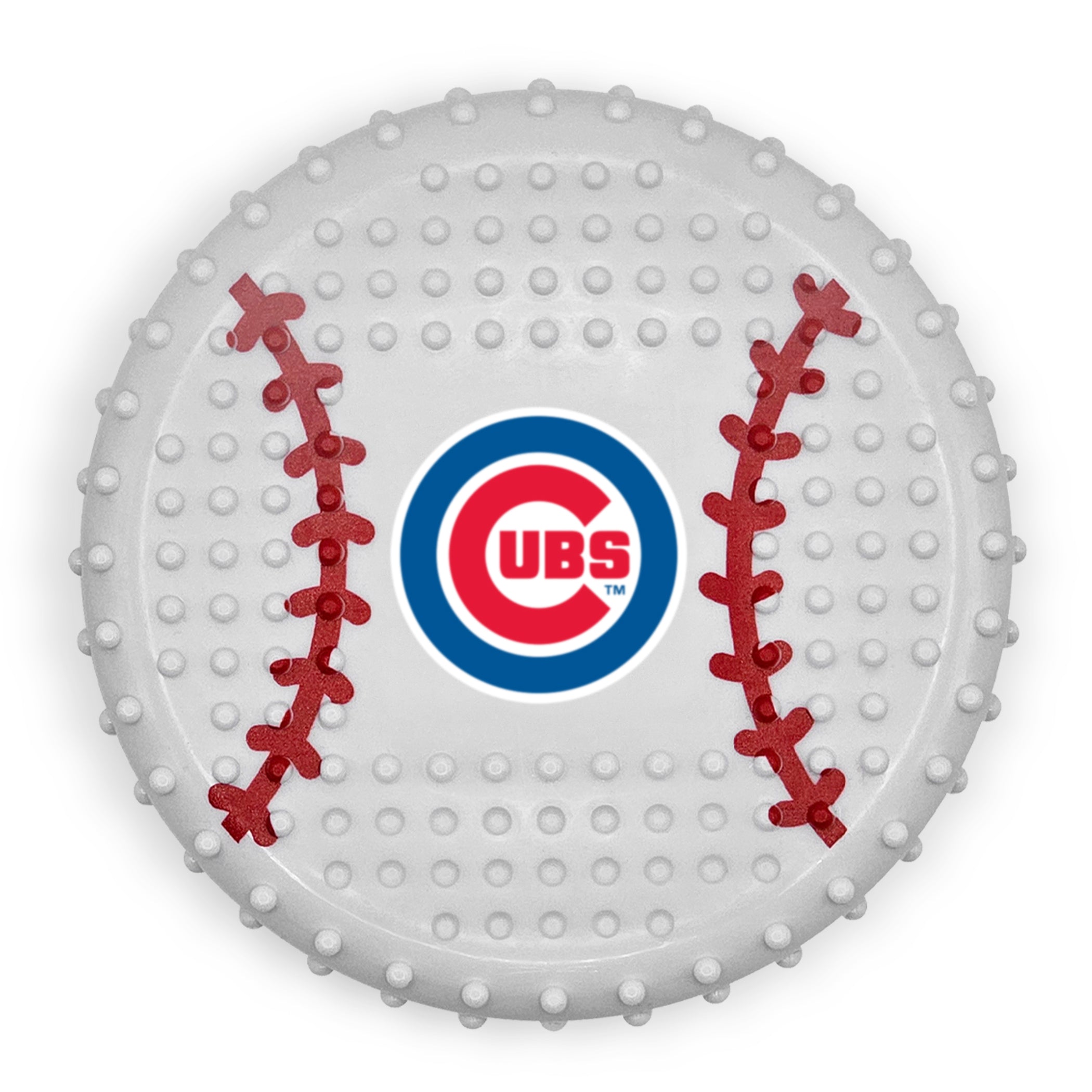 CHICAGO CUBS HARD NYLON BASEBALL CHEW TOY