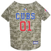 MLB Chicago Cubs Camo Mesh Pet Jersey