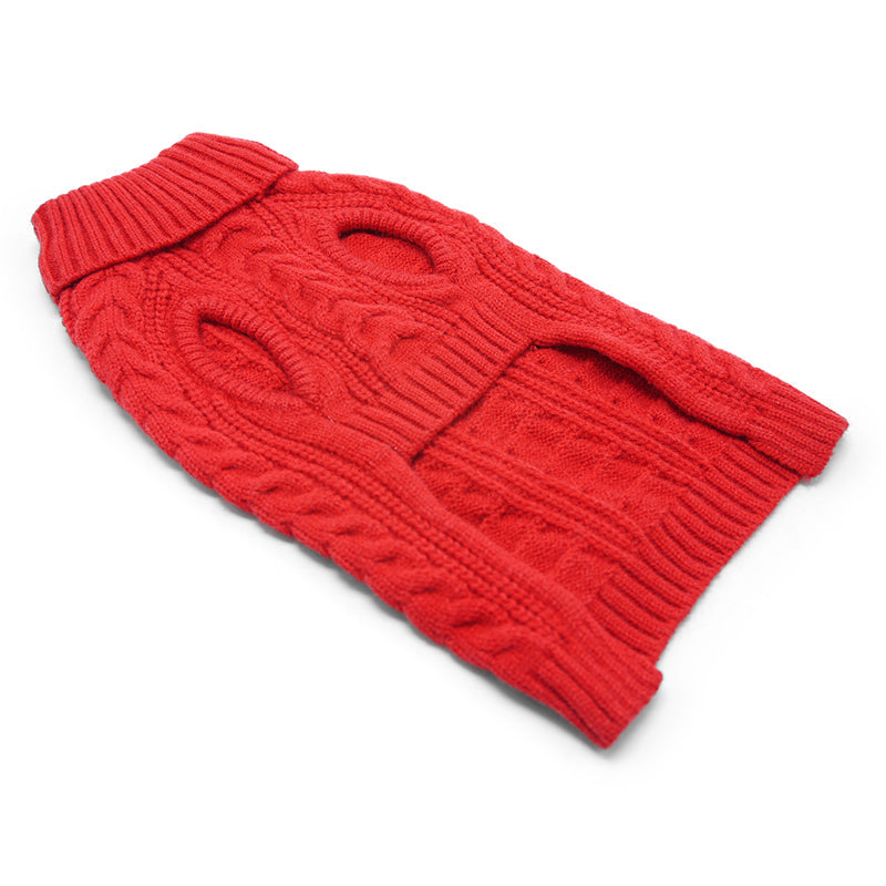 DOGO Cable Turtleneck Dog Sweater