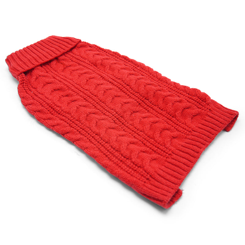 DOGO Cable Turtleneck Dog Sweater