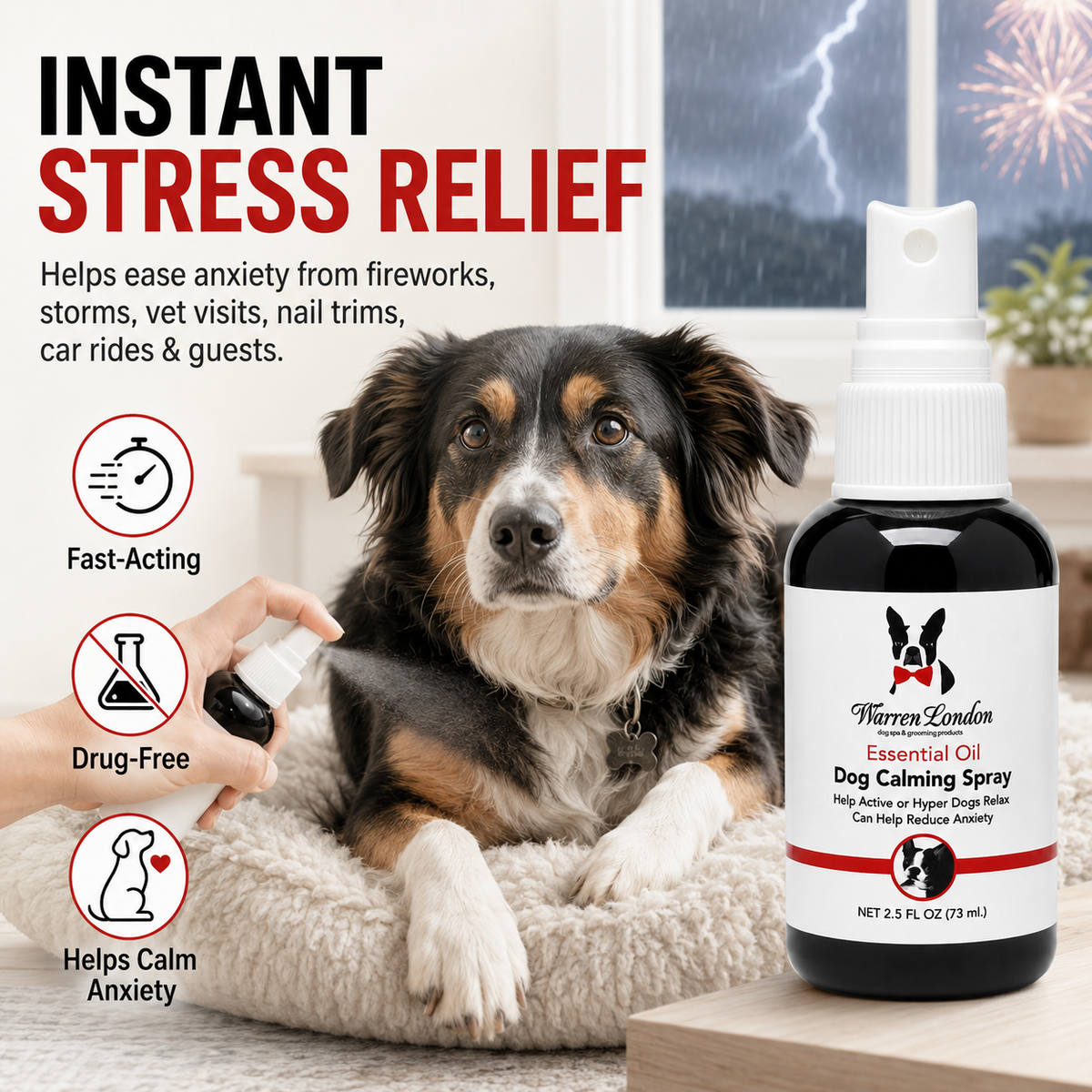 Essential Oil Dog Calming Spray | HT Animal Supply