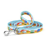 Up Country Camp Out Printed Cast Brass Dog Leash