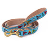 Up Country Camp Woof Cast Brass Dog Leash