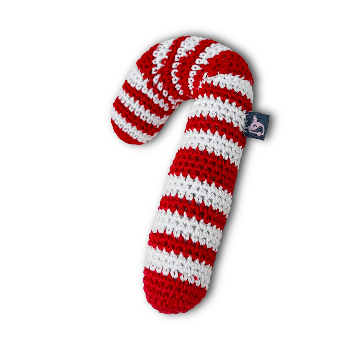 DOGO Candy Cane Crochet Dog Toy