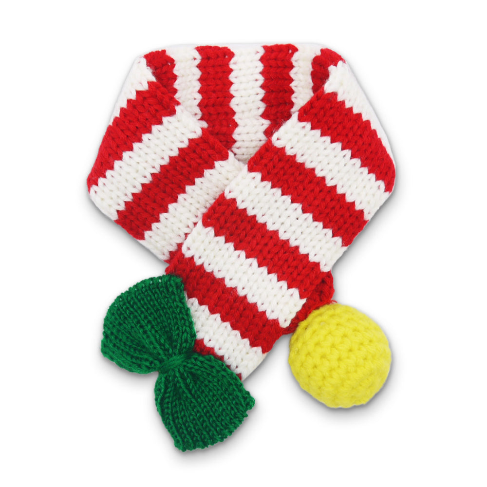 DOGO Candy Cane Dog Scarf
