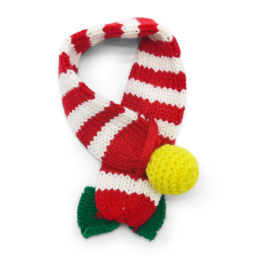 DOGO Candy Cane Dog Scarf