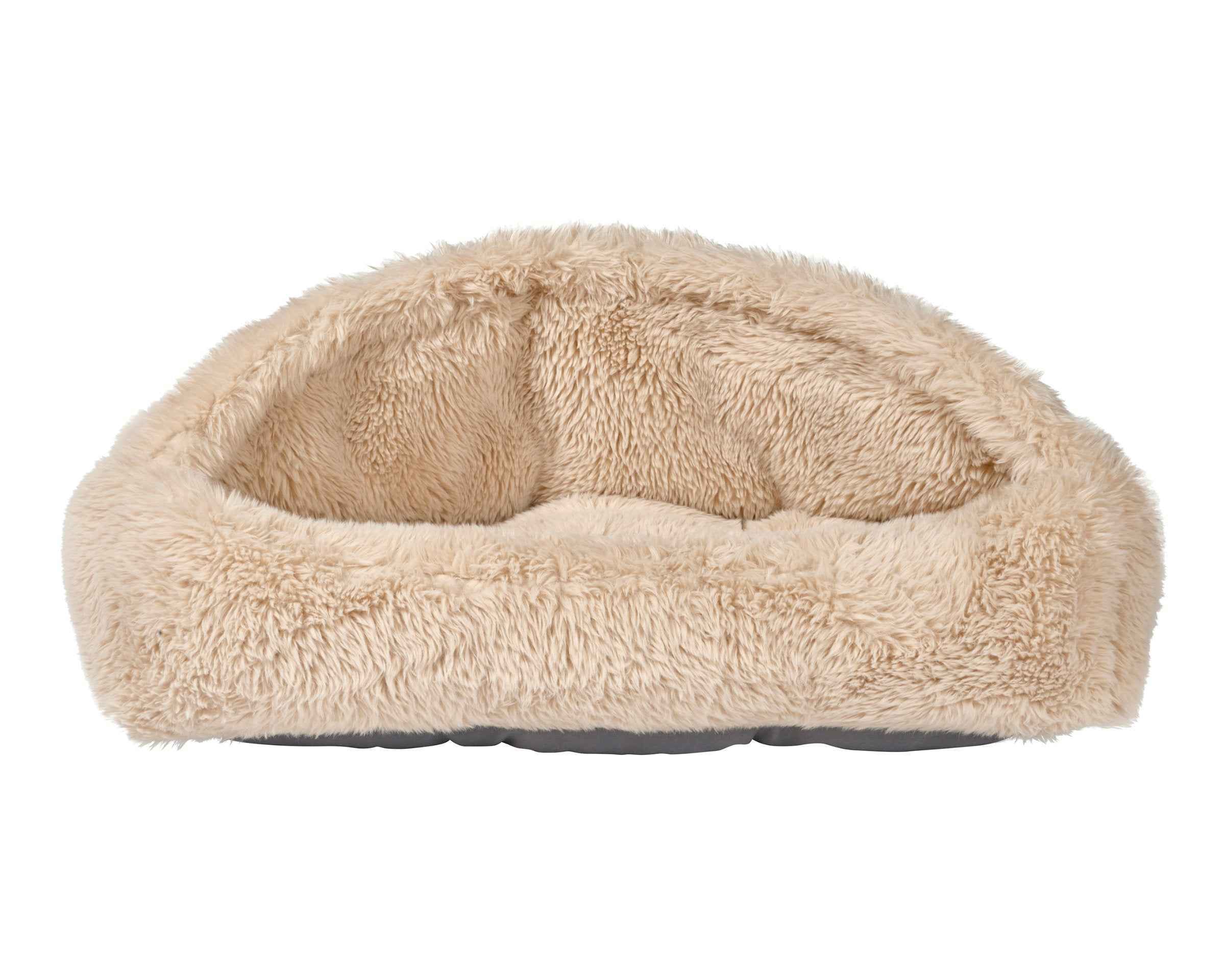 Bowsers Canopy Cozy Pet Bed – Soft Nesting Comfort for Small Spaces