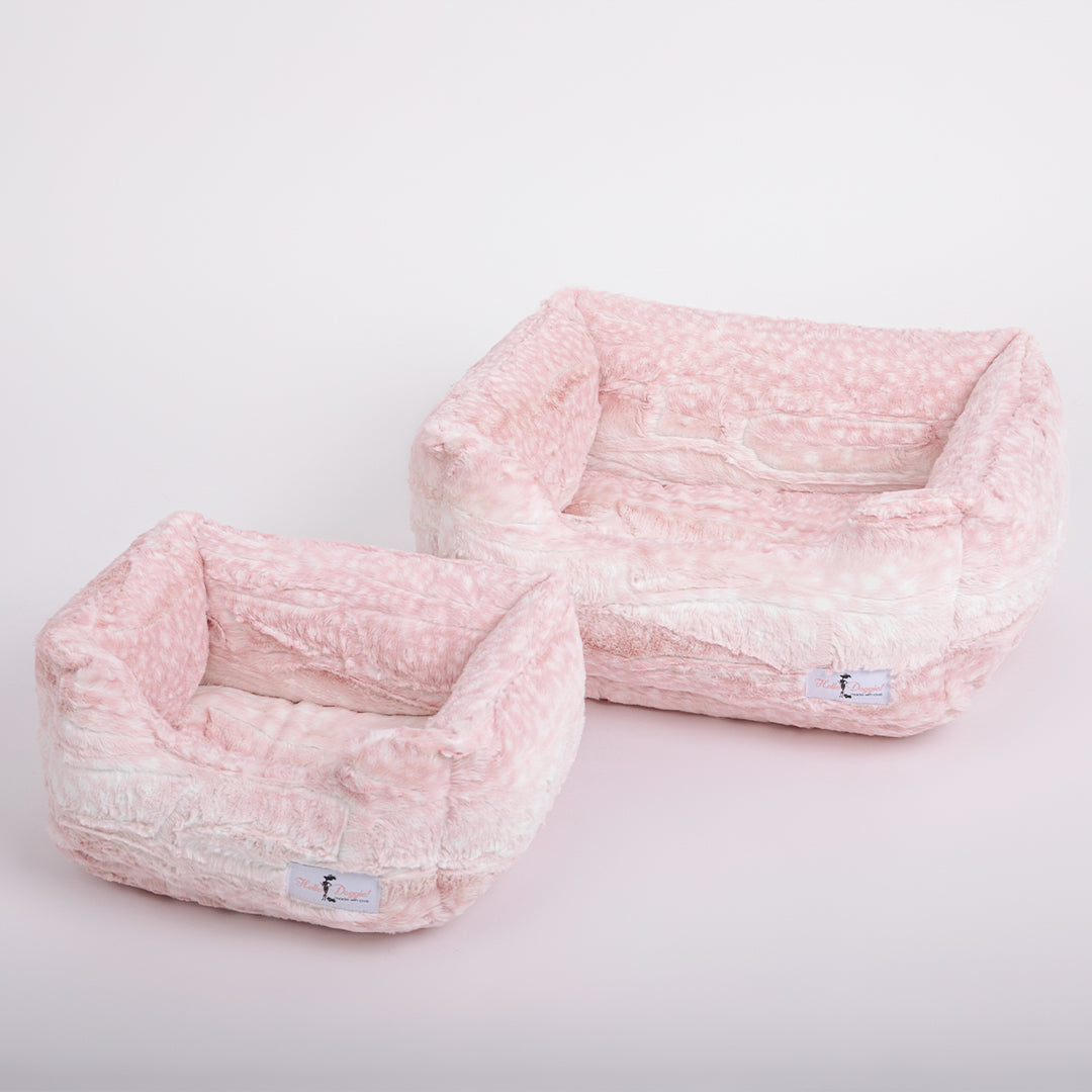 Hello Doggie Cashmere Ultra-Plush Silver Fawn Dog Bed