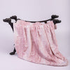Hello Doggie Cashmere Pink Fawn Dog Blanket