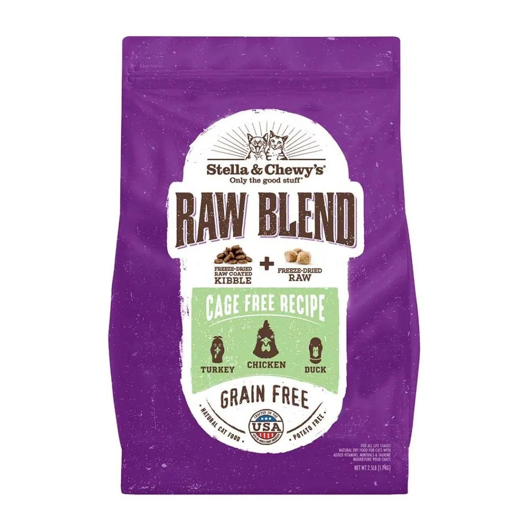 Stella & Chewys Raw Blend Poultry Cat Food (2.5lbs)
