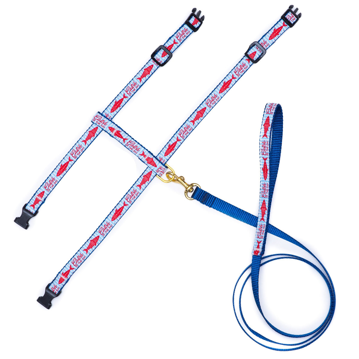 Up Country Catch of the Day Cat Harness Set