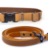 Celtic Sport Leather Collar and Leash Set