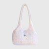 Hello Doggie Chantel Tweed Ultra-Plush Satin Candy Dog Carrier