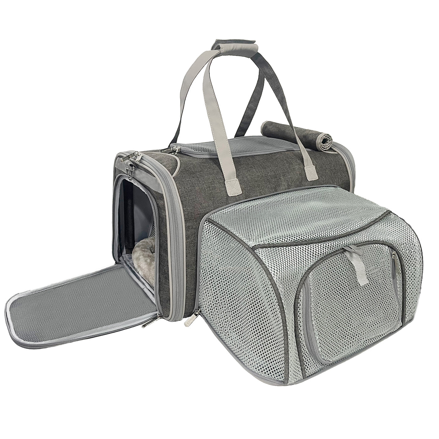 Mr. Peanuts Gold Series Big Apple XL Size Airline Compliant Expandable Pet Carrier
