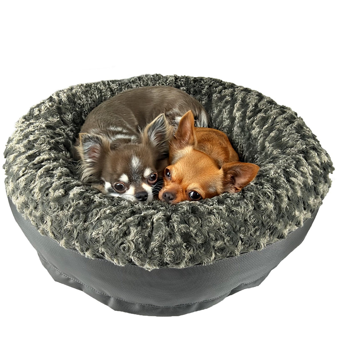 Round Bolstered Furvana Dog Bed