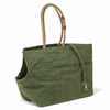 Olive Waxed Cotton Canvas Dog Carrier