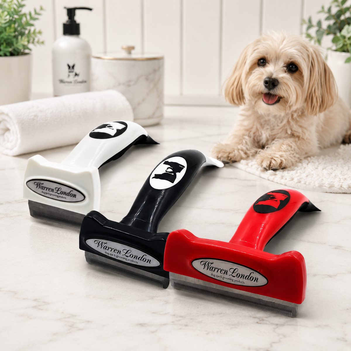 De-Shedding Dog Brush for Long Hair (>1") | HT Animal Supply