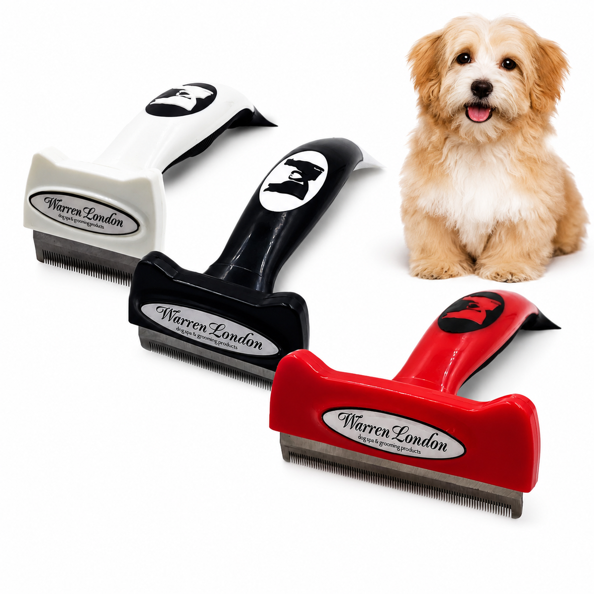 De-Shedding Dog Brush for Long Hair (>1") | HT Animal Supply