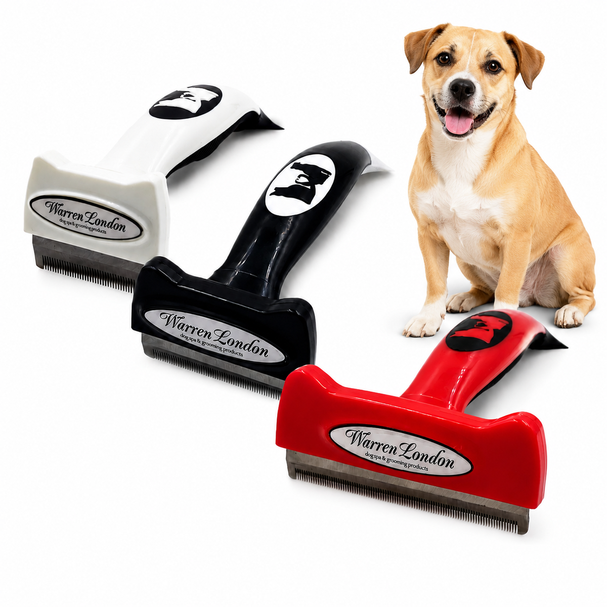 De-Shedding Dog Brush for Short Hair (<1") | HT Animal Supply