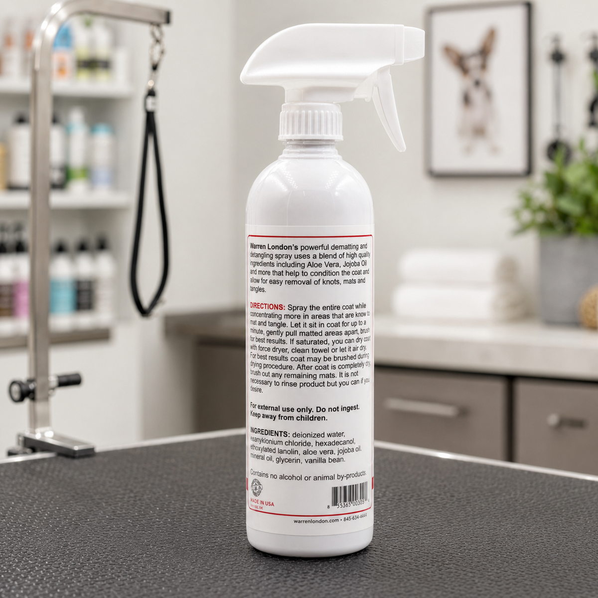 Dog De-matting and Detangler Spray - Leave-In Conditioner | HT Animal Supply