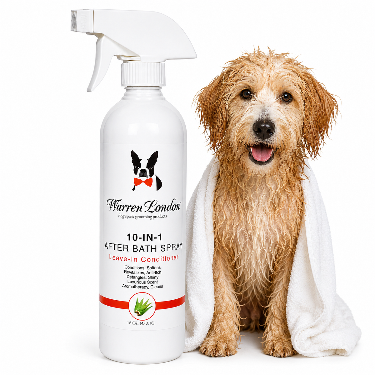 10-In-1 After Bath Spray - Professional Size | HT Animal Supply