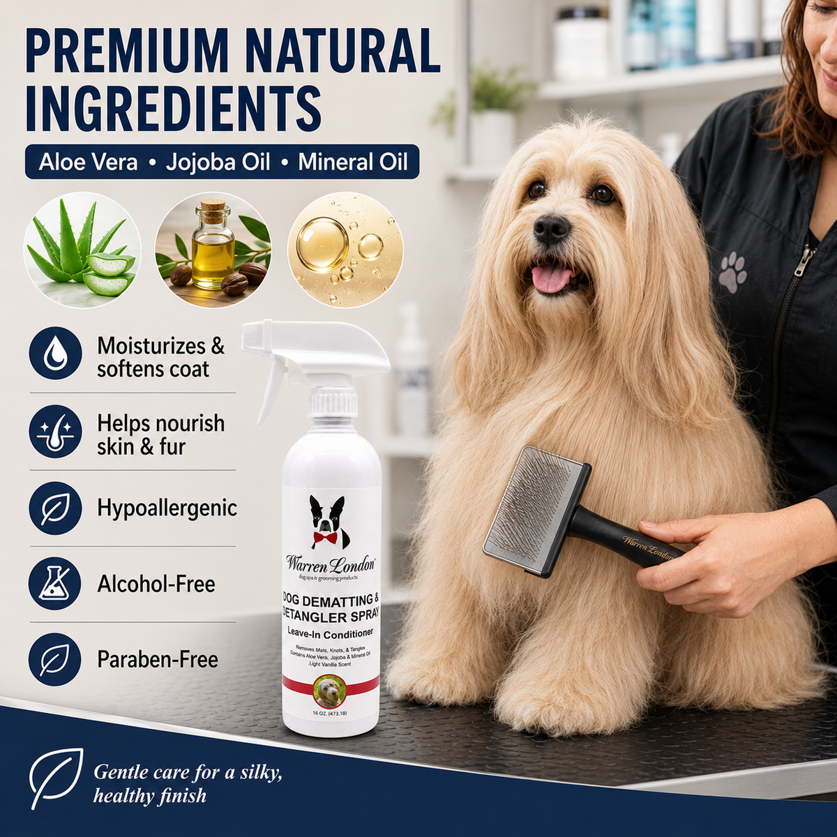 Dog De-matting and Detangler Spray - Leave-In Conditioner | HT Animal Supply