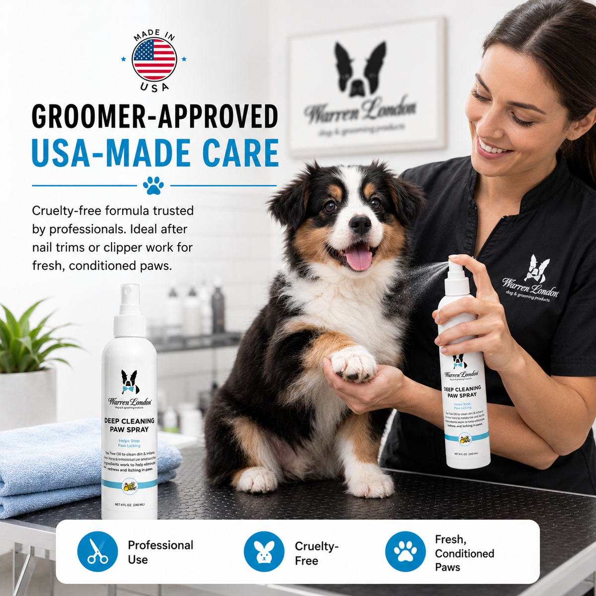Deep Cleaning Paw Spray for Dogs | HT Animal Supply