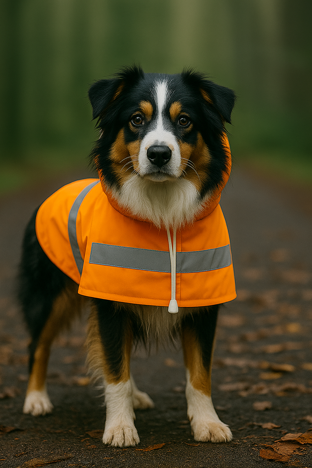 Parisian Pet Orange Raincoat