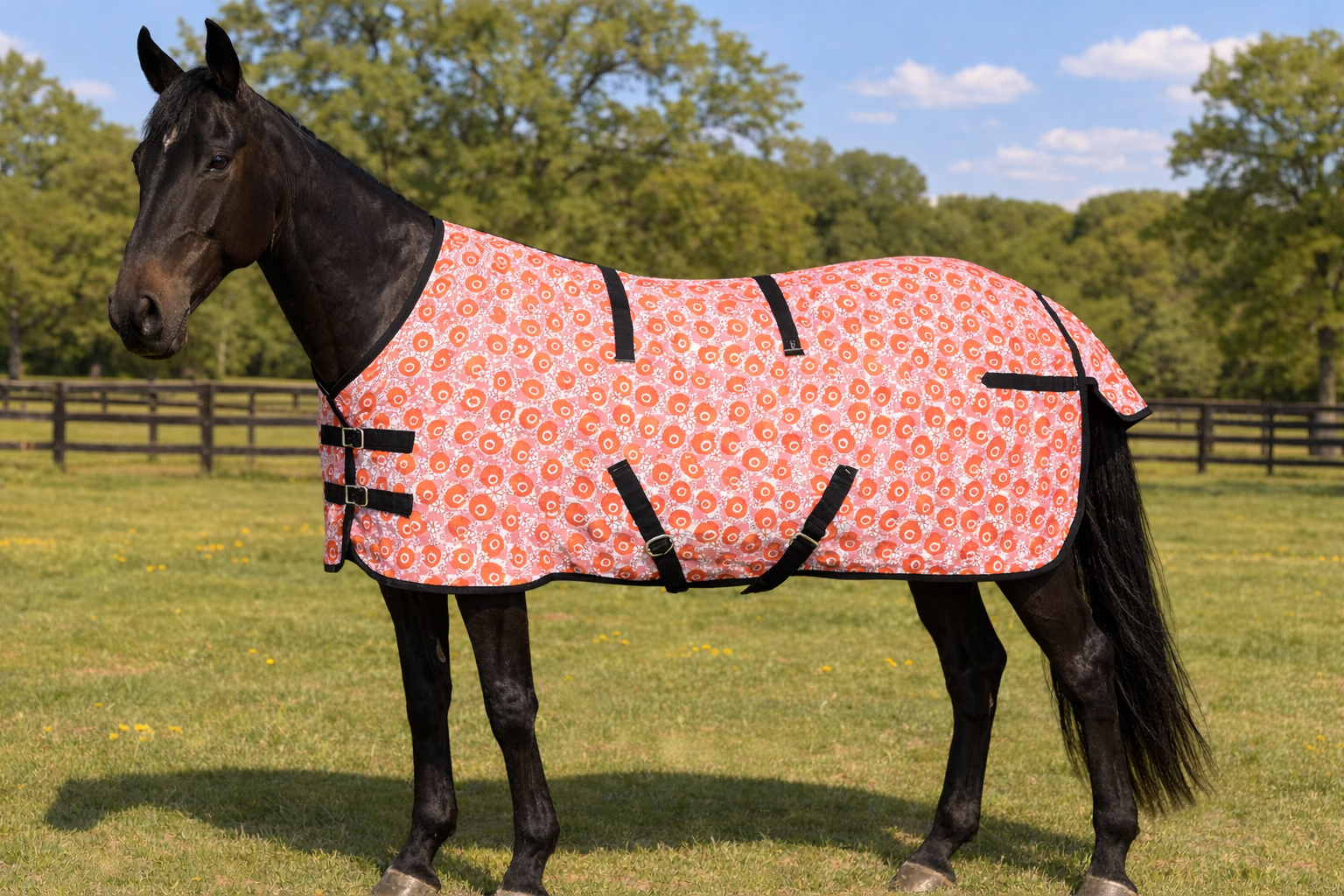 Daisy 8 Premium Mesh Fly Sheet w/ Removable Neck Cover | HT Animal Supply
